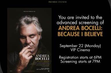 0927.20 Bocelli’s Because I Believe Premieres Exclusively