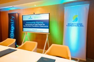 3 Signify Foundation x Security Bank Foundation Inc Signify Foundation and Security Bank Foundation Partner to Light Up Classrooms Across the Philippines