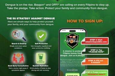 Mission TAPOSible Infographic Strength in Action Toward a Dengue-Free Future