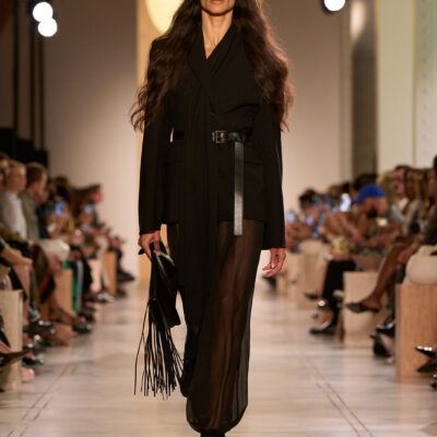 SS26 Michael Kors Look 5 Michael Kors PRs - Global Brand Ambassador JC-T, SS26 Collection, VIPs at the SS26 Runway Show