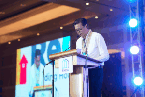 Ar. Leonardo B. Dayao Jr. Chairman of SHDA SHDA Champions People-Centered Housing at 33rd National Developers Convention
