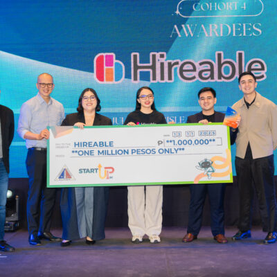 C4 AWARDEE HIREABLE Quezon City Awards ₱1M Grants to Seven Startups at Startup QC Cohort 4 Demo Day