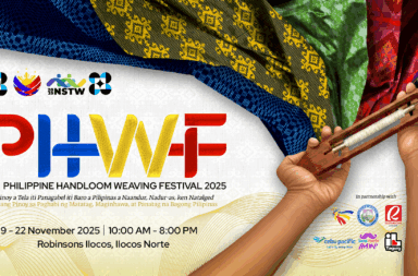 PHWF 2025 Banner Robinsons Ilocos Hosts Inaugural Philippine Handloom Weaving Festival