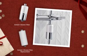 Reduce heavy metals and other harmful impurities in your shower water with the Kohler Exhale Shower Filter 1 Wellness Gifts That Elevate Everyday Living, Curated by Kohler Philippines