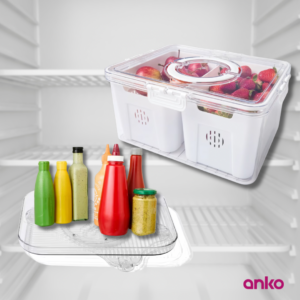 Rectangle Turntable and 2 Compartment Fridge Storage A Fresh Start at Home: Anko Kicks Off 2026 with a Decluttering Workshop for Everyday Living