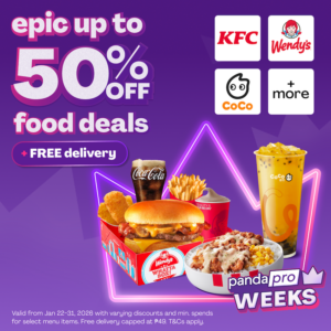 Pro Weeks Returns: pandapro Delivers Big Savings on Food and Groceries This January 1 pandapro subscribers can enjoy up to 50 off select favorites like KFC Shakeys CoCo and Gong Cha Pro Weeks Returns: pandapro Delivers Big Savings on Food and Groceries This January