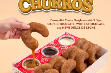 The beloved Mini Churros with Dips a playful twist on the classic churro Krispy Kreme Philippines Celebrates 20 Sweet Years with OG Favorites and Refreshing New Treats