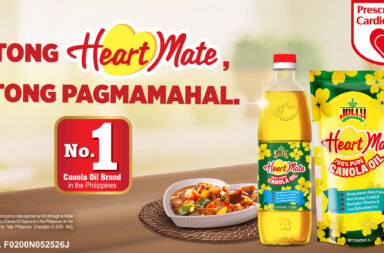 Jolly Heart Mate is the No. 1 Canola Brand in the PH Heart Mate Strengthens Position as Philippines’ Top Canola Oil Brand