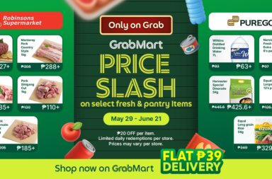 flat P39 delivery price slash 1200 x 600 1 1 Grab Philippines Partners with Robinsons Supermarket and Puregold to Roll Out Weekend Grocery Savings via GrabMart