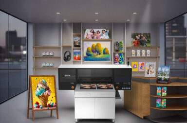 Epson SureColor V4000 Epson launches SureColor V4000 UV flatbed printer for signage and customized printing