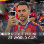 Main KV HONOR Robot Unreleased HONOR smartphone spotted during Spain's World Cup celebrations