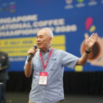 Victor Mah President of the Singapore Coffee Association delivering his address at the finals of the Singapore National Coffee Championship 2026 Singapore crowns four national coffee champions for World Coffee Championships 2027