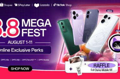 Get a chance to score a DJI Osmo Mobile SE at OPPOs 8.8 Sale OPPO’s 8.8 Sale Brings Up to ₱10,000 Off, Exclusive Freebies, and a Chance to Win a DJI Osmo Mobile SE