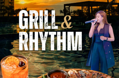 Grill Rhythm Poster e1785564877233 Grand Westside Manila Bay's Plunge Bar offers poolside dining and weekend entertainment