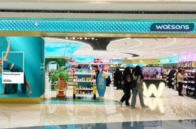 MOA 7 Facade11 Watsons Celebrates 185 Years With New Signature Colour, Watsons Evergreen