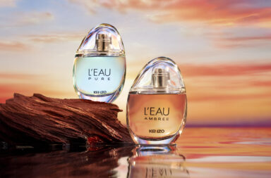 KENZO Parfums LEau Ambree Eau de Parfum and KENZO Parfums LEAU PURE Eau de Parfum 2 KENZO Parfums Introduces L’Eau Ambrée, A Sensual Tribute To Sun-Kissed Water