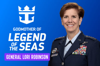 image001 Royal Caribbean Names Gen. Lori J. Robinson Godmother Of Legend Of The Seas
