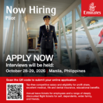Emirates Manila Pilot Roadshow Emirates To Hold First Pilot Recruitment Roadshow In Manila This October