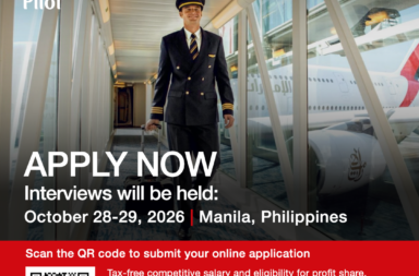 Emirates Manila Pilot Roadshow Emirates To Hold First Pilot Recruitment Roadshow In Manila This October