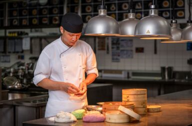 Red Lanterns Culinary Team Prepare Authentic Contempoary Xiao Long Bao Creations Red Lantern Presents Exquisite Soup Dumpling, A Ten-Course Xiao Long Bao Experience At Solaire