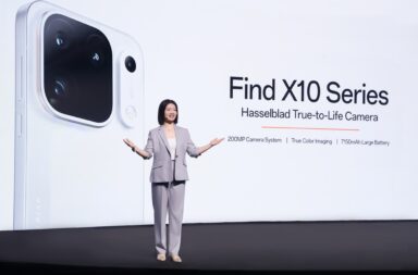 pic1 Ling Liu on stage summarizing product lineup OPPO Strengthens Premium Smartphone Strategy With Find X10 Series, Focusing On Imaging, AI, And Well-Being